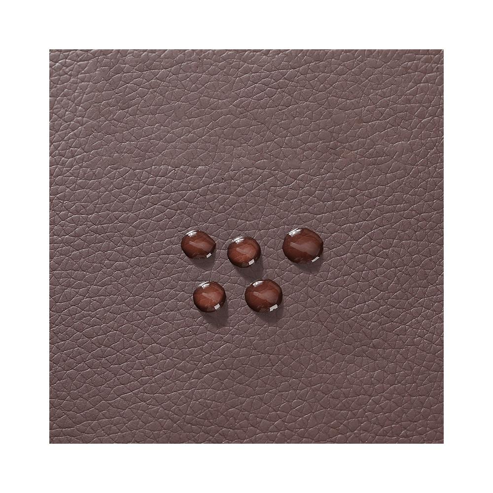 Toppa Di Riparazione Autoadesiva In Pelle Artificiale 50x138 Cm Darkbrown - Foto 2