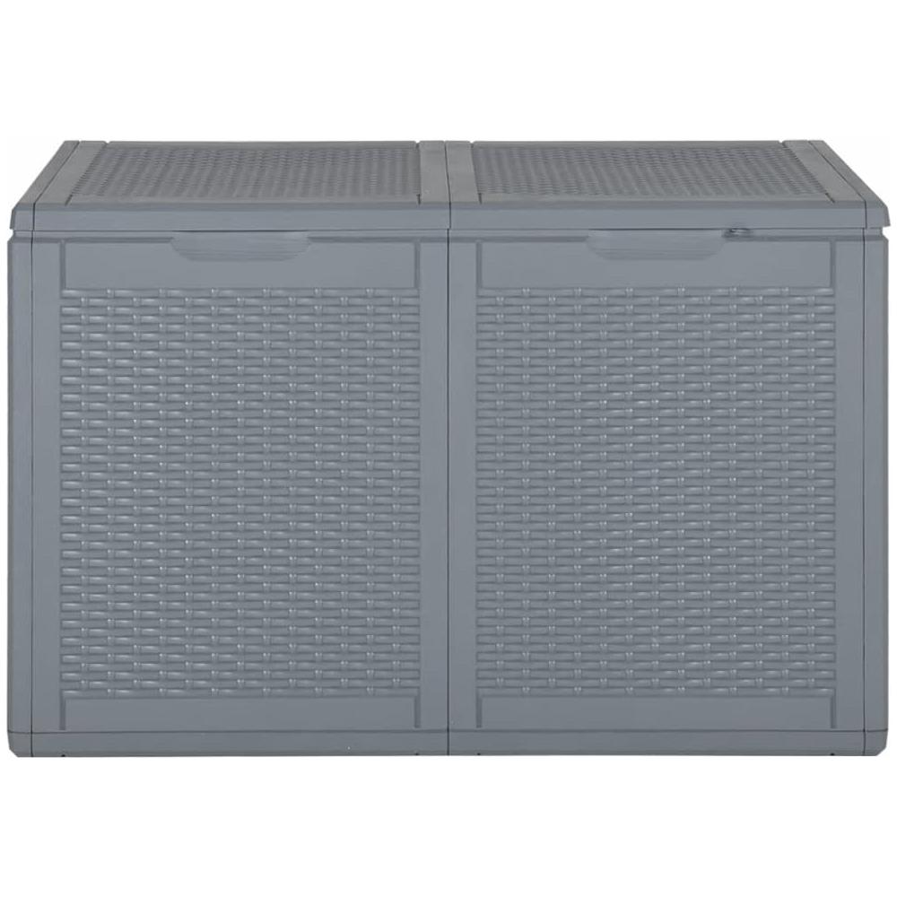 Contenitore Da Giardino Grigio In Rattan Pp 180 L - Foto 2