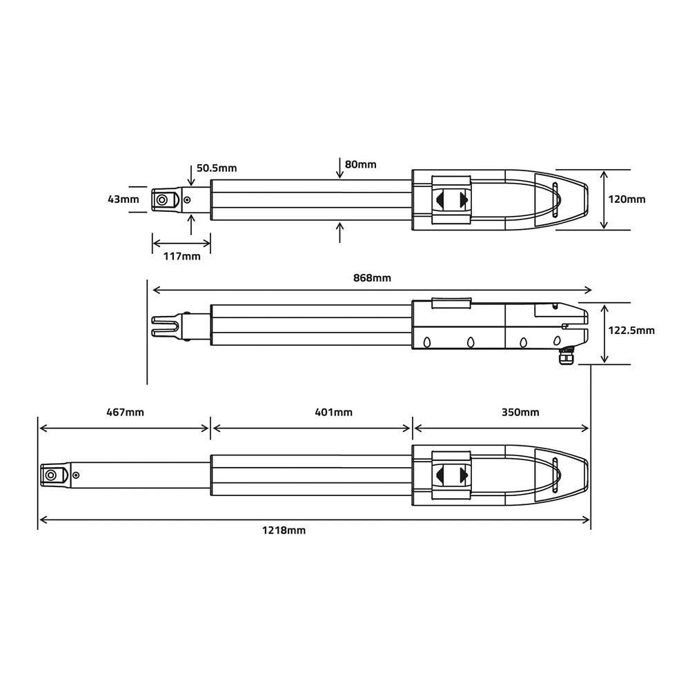 Pacchetto Cancello Battente Elettrico Veleta 350b160 + Tanker B700 - Foto 8