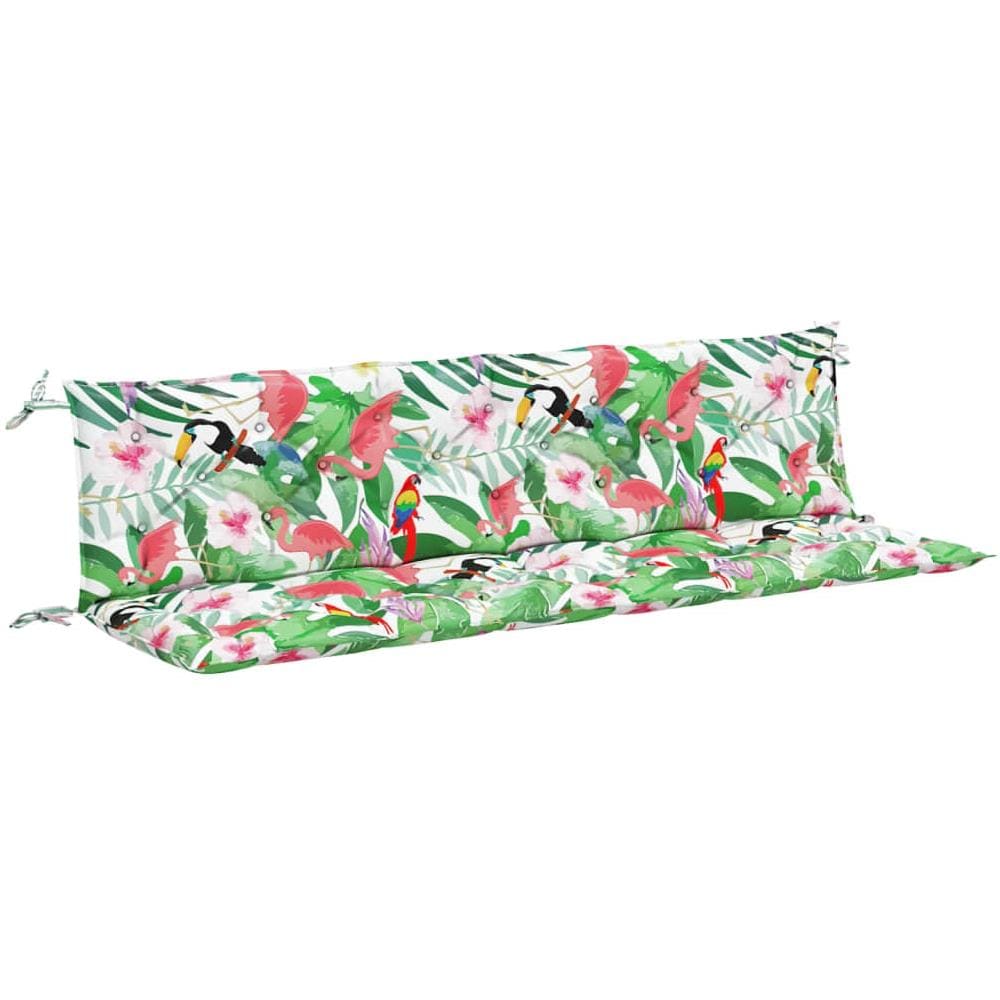 Cuscini Panca Da Giardino 2pz Multicolore 200x50x7cm In Tessuto - Foto 2