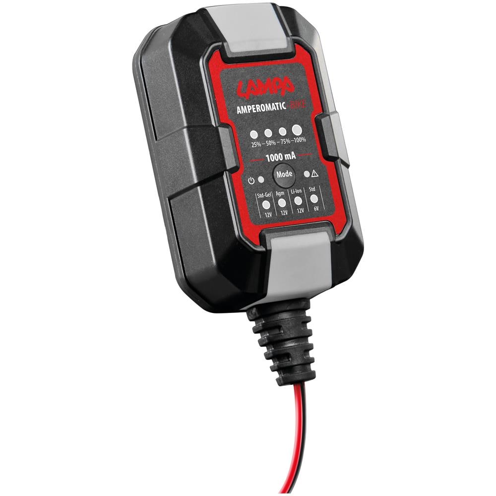 Amperomatic Bike, Caricabatteria Intelligente, 6/12v - 1a - Foto 1