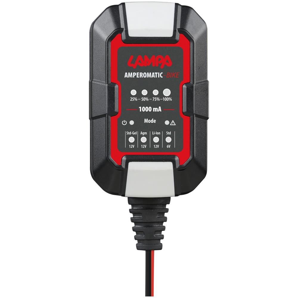 Amperomatic Bike, Caricabatteria Intelligente, 6/12v - 1a - Foto 3