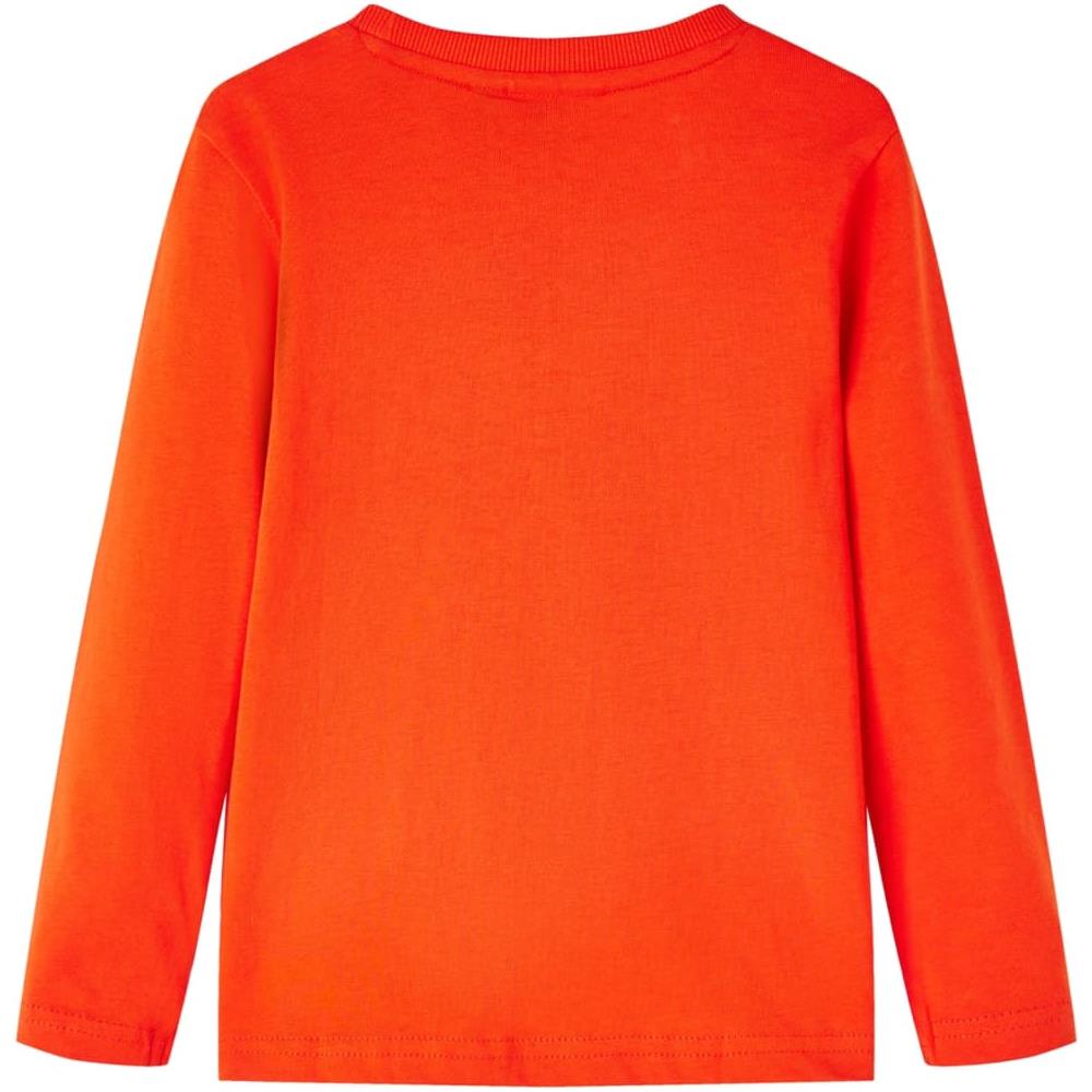 Maglietta Bambino Maniche Lunghe Stampa Winner Arancione Brillante 104 - Foto 2