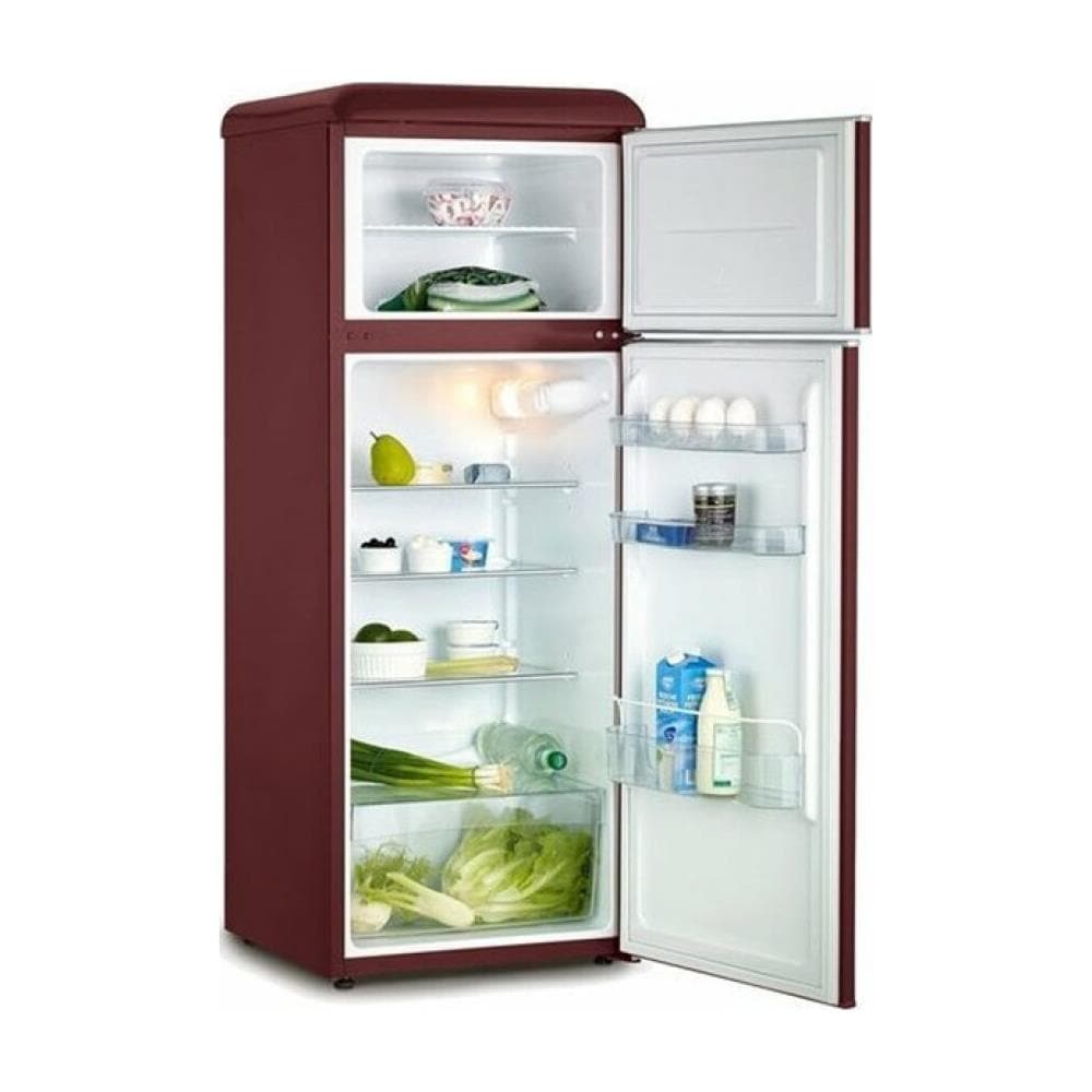 Frigorifero Doppia Porta KS 9939 No Frost Classe E Capacità Lorda / Netta 209/162 Litri Colore Bianco Rosso - Foto 4