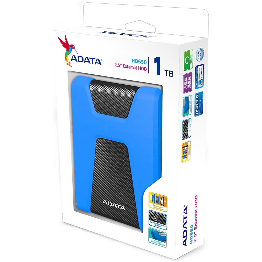 Hard Disk Esterno HD650 1 TB 2.5" Interfaccia USB 3.1 Colore Blu - Foto 7