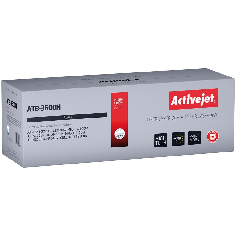 ATB-3600N Toner per stampanti Brother; Ricambio Brother TN3600; Supremo; 3000 pagine; nero) - Foto 1