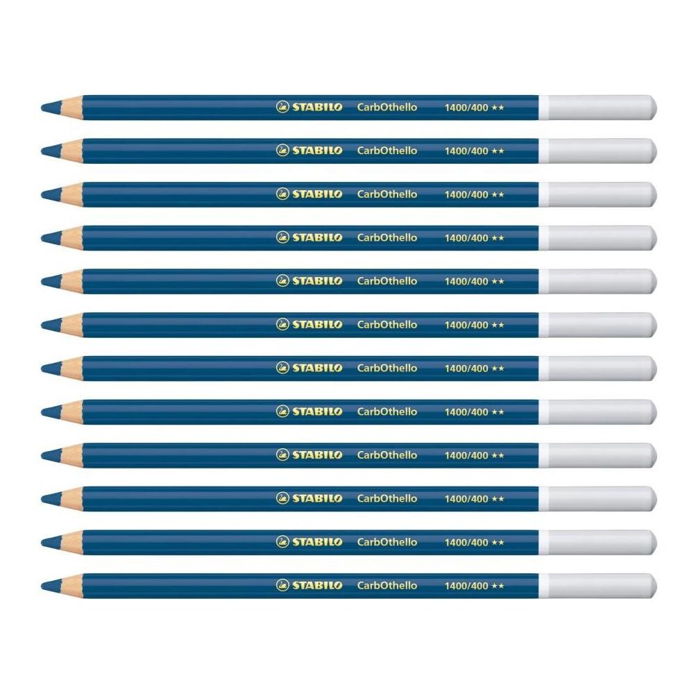 CarbOthello - Matita colorata Premium - Confezione da 12 - Blu di Parigi - Foto 1
