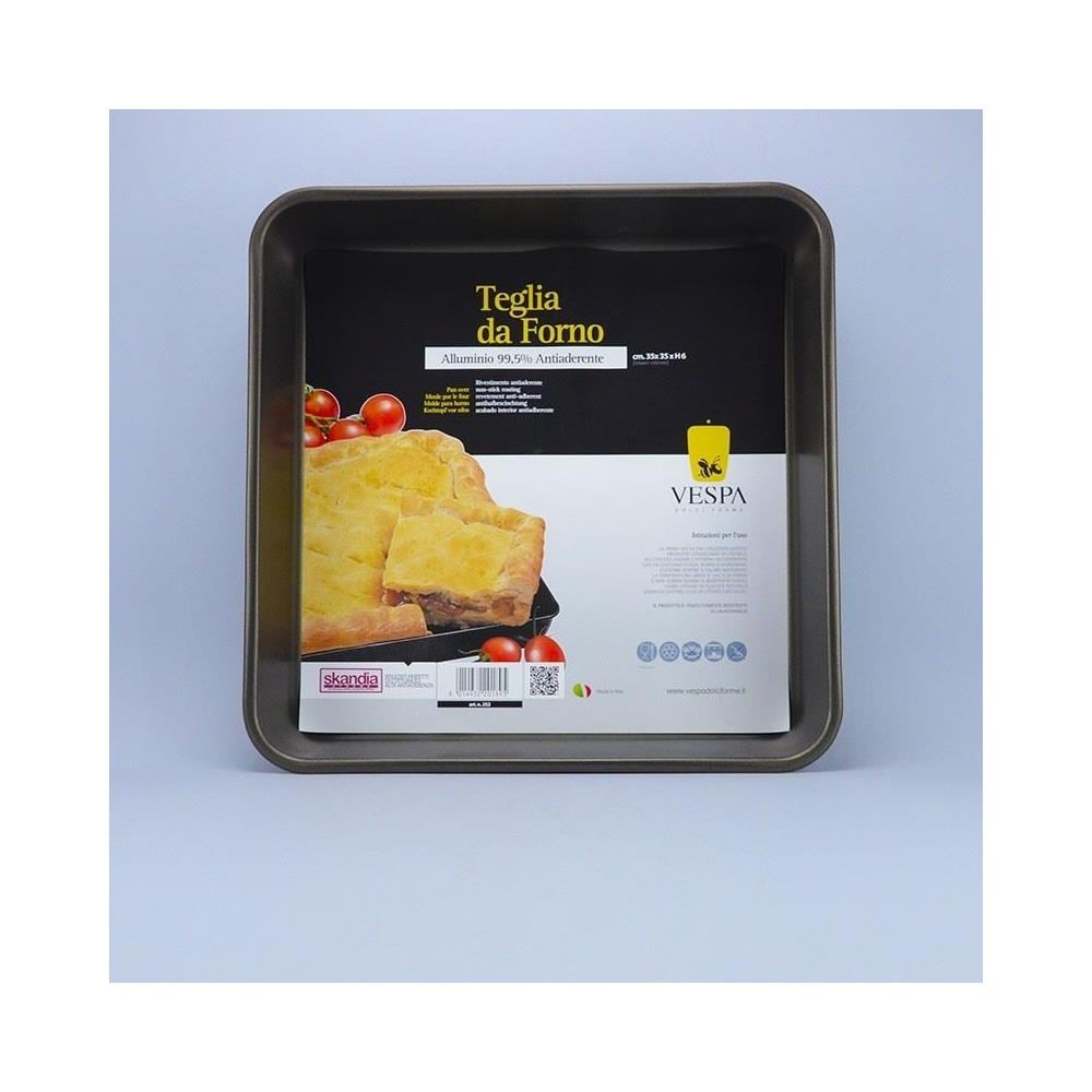 Teglia Forno Antiaderente Quadrato Cm34 H06 Pentole Cucina - Foto 2