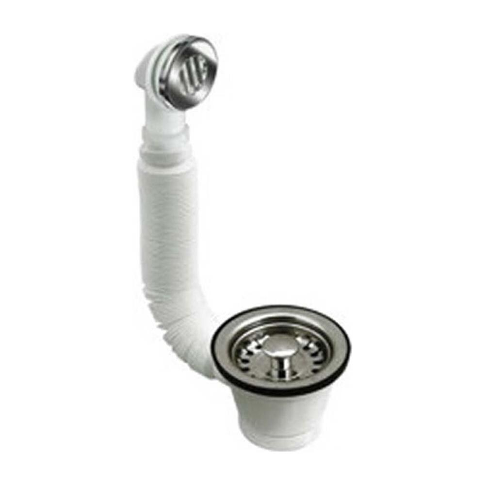 "ni PILETTA CANESTRINO PER LAVELLI ACCIAIO INOX TONDO 1"" 1/2 " - Foto 1