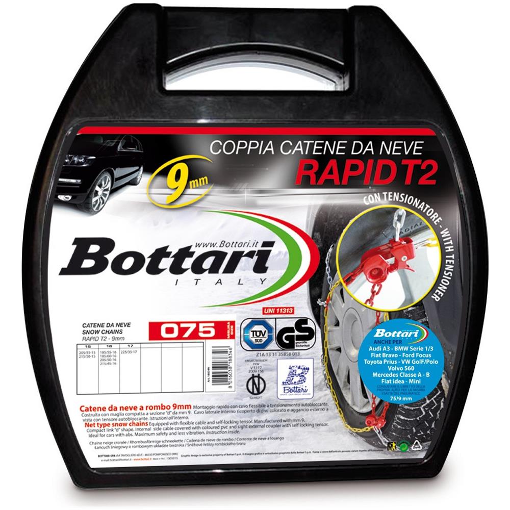 Catene Da Neve A Rombo 9 Mm ""rapid T2"" Mis. 045 - Foto 1