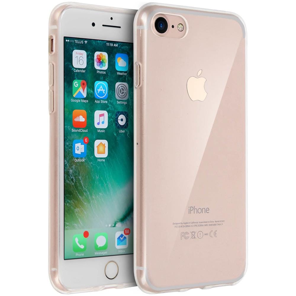 Cover Silicone Infrangibile Ultra-trasparente Per Apple Iphone 7 / 8 - Foto 2