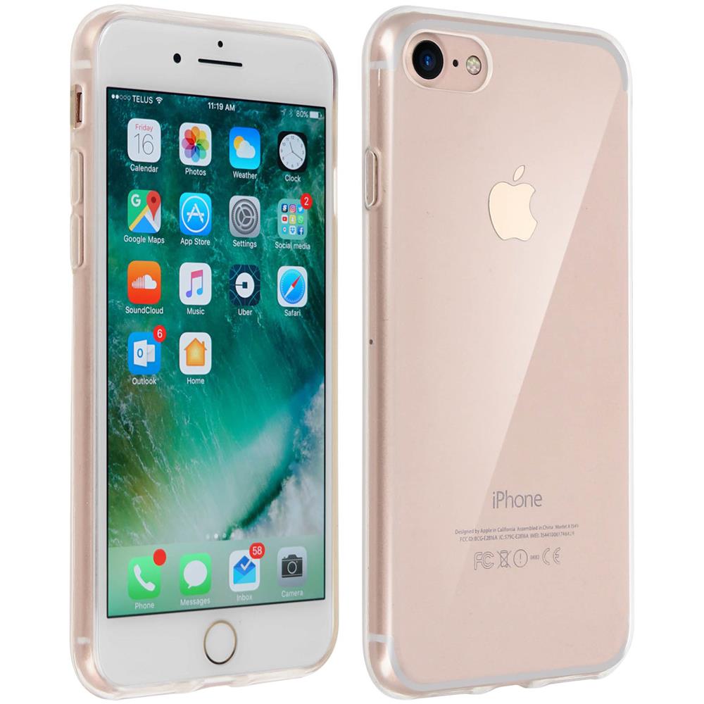 Cover Silicone Infrangibile Ultra-trasparente Per Apple Iphone 7 / 8 - Foto 10