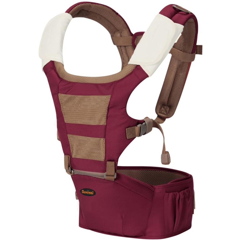3-in-1 Marsupio Portabimbi Con Sedile Porta 15 Kg Bnbc003-rd - Foto 1