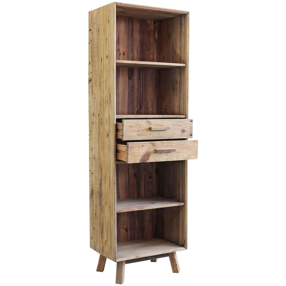 Pinus - Libreria Con 2 Cassetti E 4 Ripiani - Foto 4