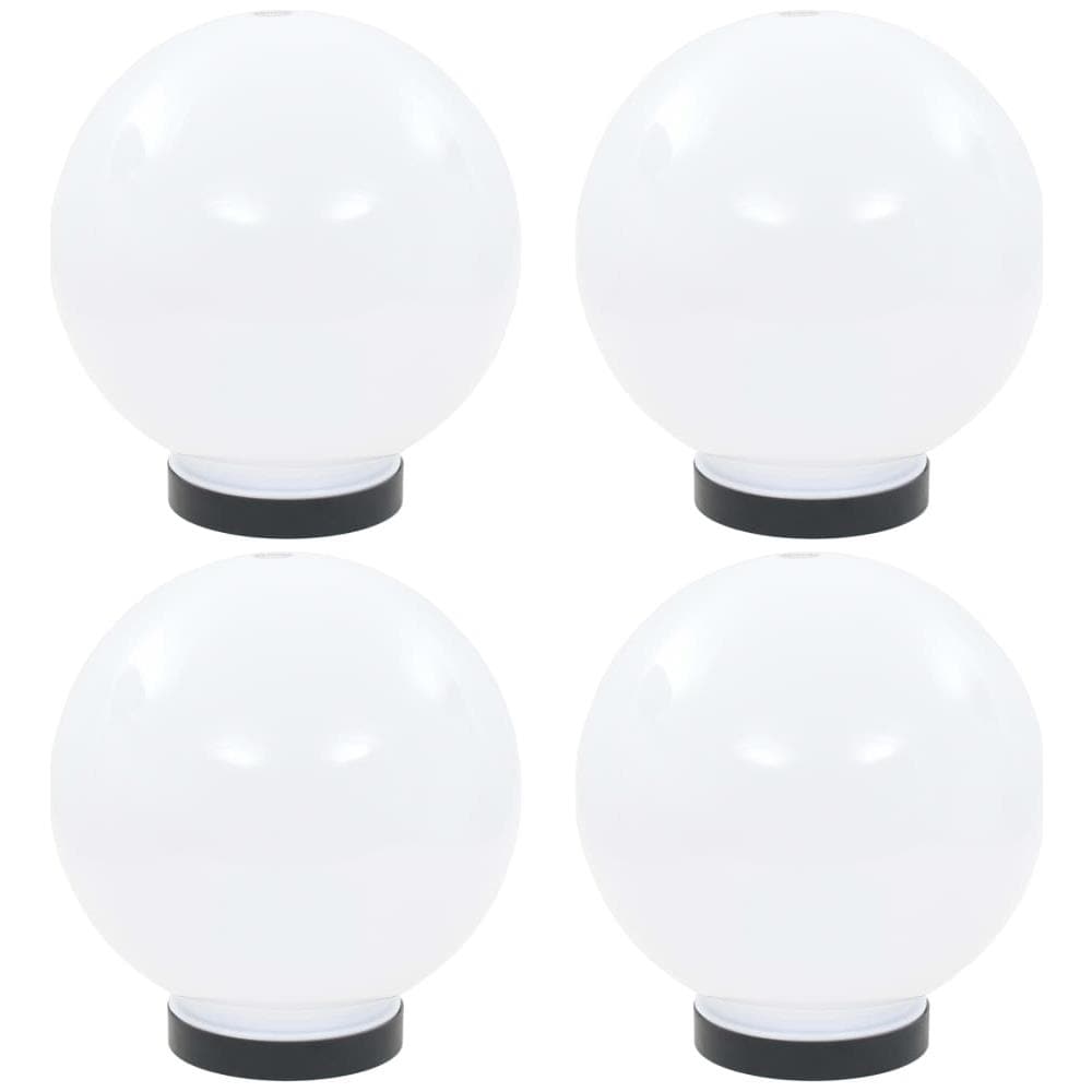 Set Lampade A Led Sferiche 4 Pz 20 Cm In Pmma - Foto 1
