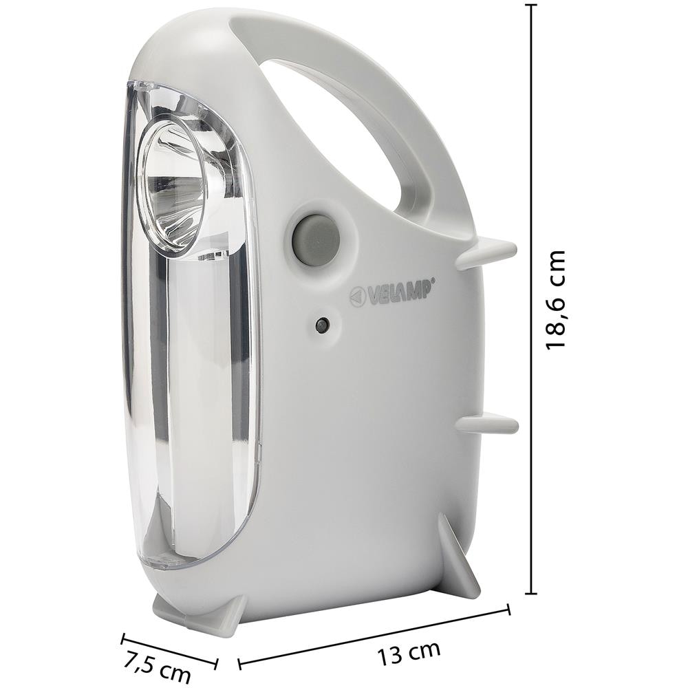 Lampada Emergenza Portatile Ricaricabile Led 170 Lm Mini Ovidea - Foto 5