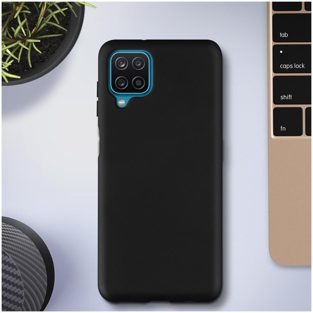 Cover Samsung Galaxy A12 Silicone Antishock Nero - Foto 2