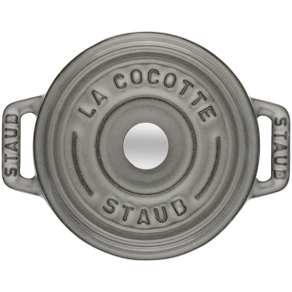 Cocotte in Ghisa con Coperchio Diametro 10 cm Colore Grigio - Linea La Cocotte - Foto 2