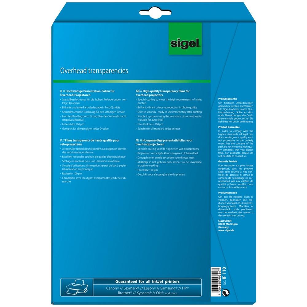 IF110, Trasparente, Ad inchiostro, 210 x 297 mm, A4 (210×297 mm)  - Foto 1