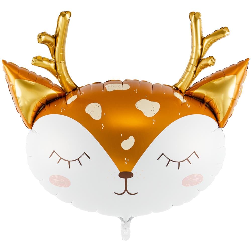 Partydeco - Palloncino Gigante In Alluminio Testa Di Cervo - Foto 1