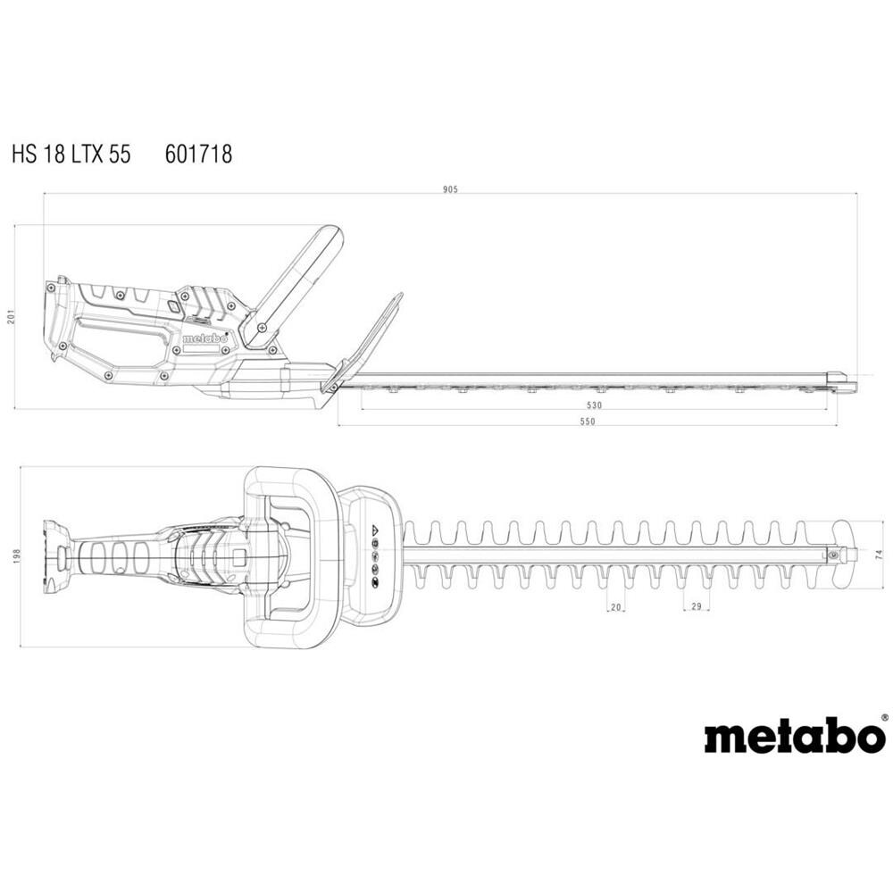 HS 18 LTX 55V Tagliasiepi a batteria - Foto 2