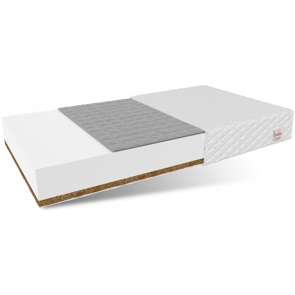 Materasso In Schiuma Baby Comfort 70 X 160 - H2 Medio / H3 Medio Rigido - Grano Saraceno, Fibra Di Cocco - Foto 1