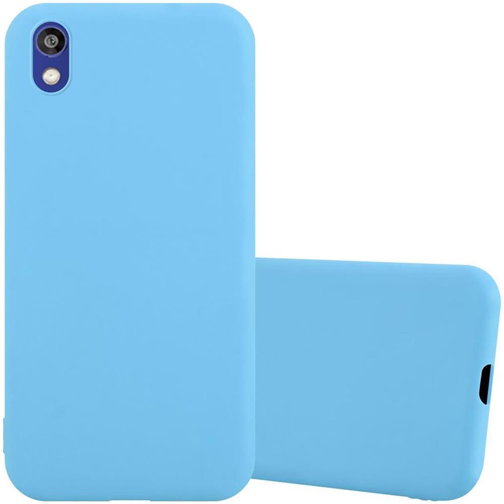 Custodia Compatibile Con Honor 8s / Y5 2019 / Huawei Enjoy Play 8 In Candy Blu - Coperchio Protettivo In Silicone Tpu Flessibile - Foto 1