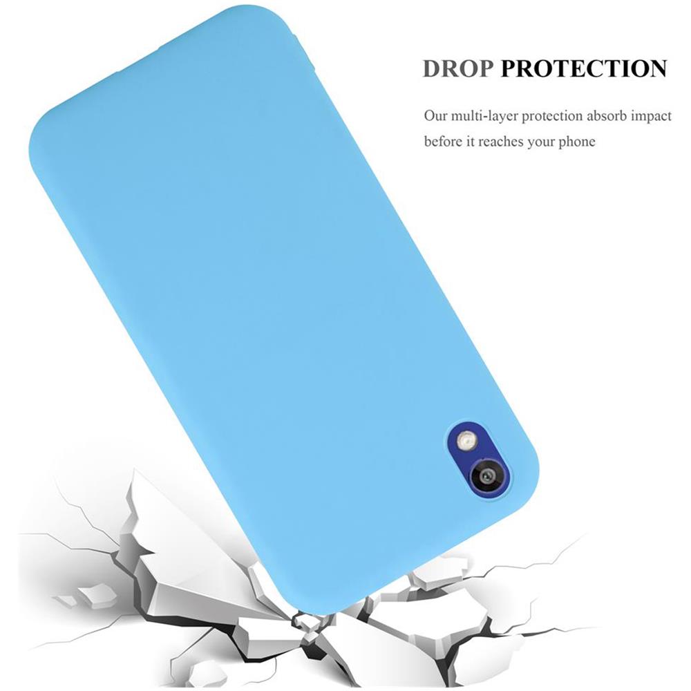 Custodia Compatibile Con Honor 8s / Y5 2019 / Huawei Enjoy Play 8 In Candy Blu - Coperchio Protettivo In Silicone Tpu Flessibile - Foto 8