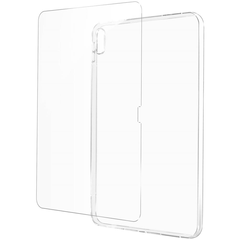 Cover Silicone Ipad A16 / 10.9 2022 Trasparente + Vetro Temperato 9h Trasparente - Foto 2