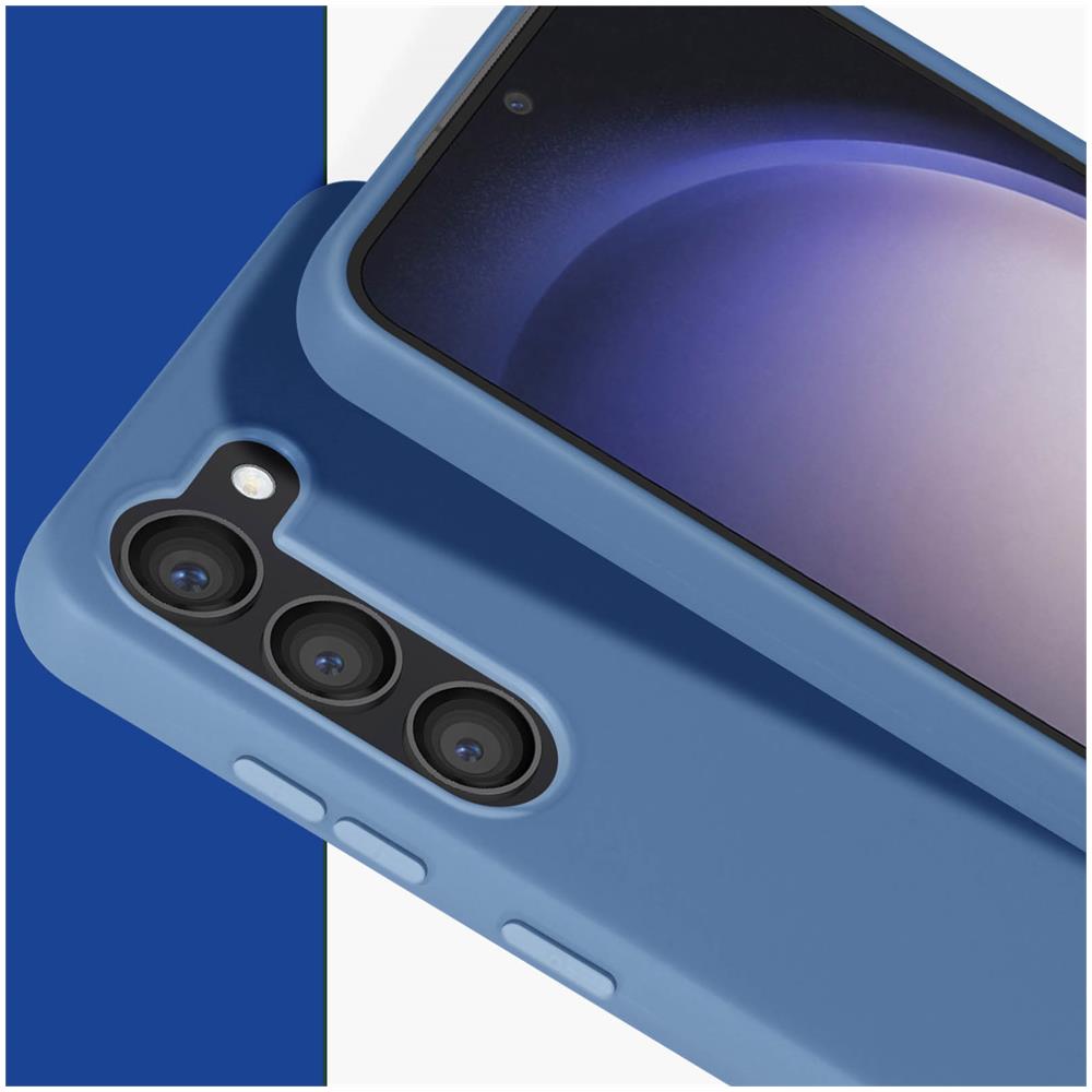 Cover Per Samsung S23 Plus Flessibile Anticaduta 1,25 M 3mk Matt Case Azzurra - Foto 2