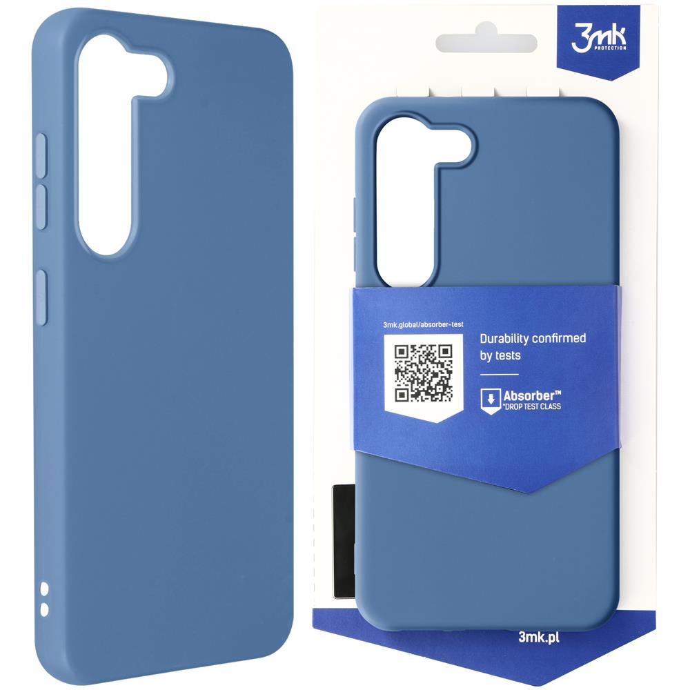 Cover Per Samsung S23 Plus Flessibile Anticaduta 1,25 M 3mk Matt Case Azzurra - Foto 1