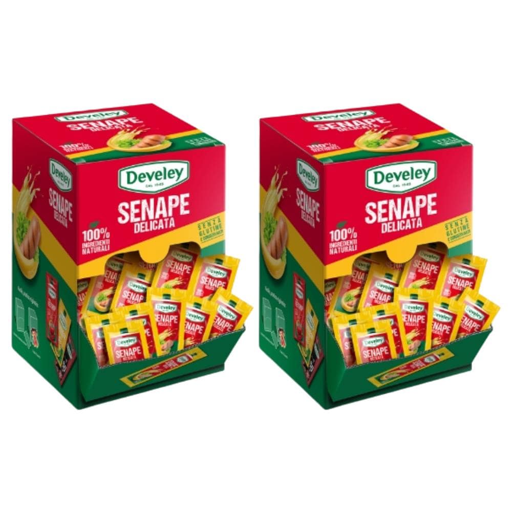Senape Delicata Salsa 2 Box Con 100 Bustine Monoporzione Ciascuno - Foto 1