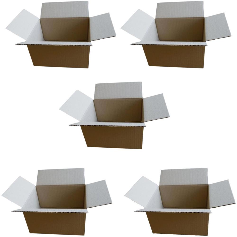 5 Piccole Scatole Da Imballaggio 16 X 12 X 11 Cm - Foto 1