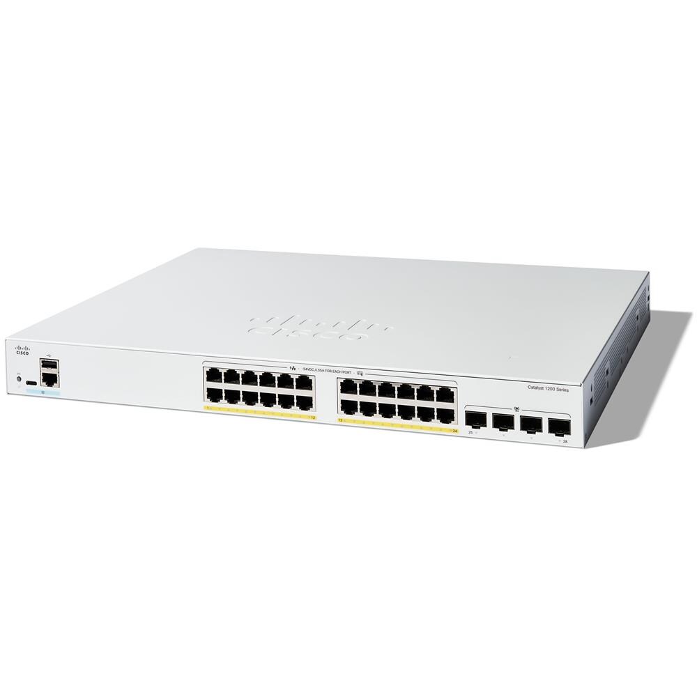 Switch di Rete C1200-24FP-4G Gestito L2/L3 Gigabit Ethernet (10/100/1000) 24 Porte + 4X 1GE SFP+ Colore Bianco - Foto 1