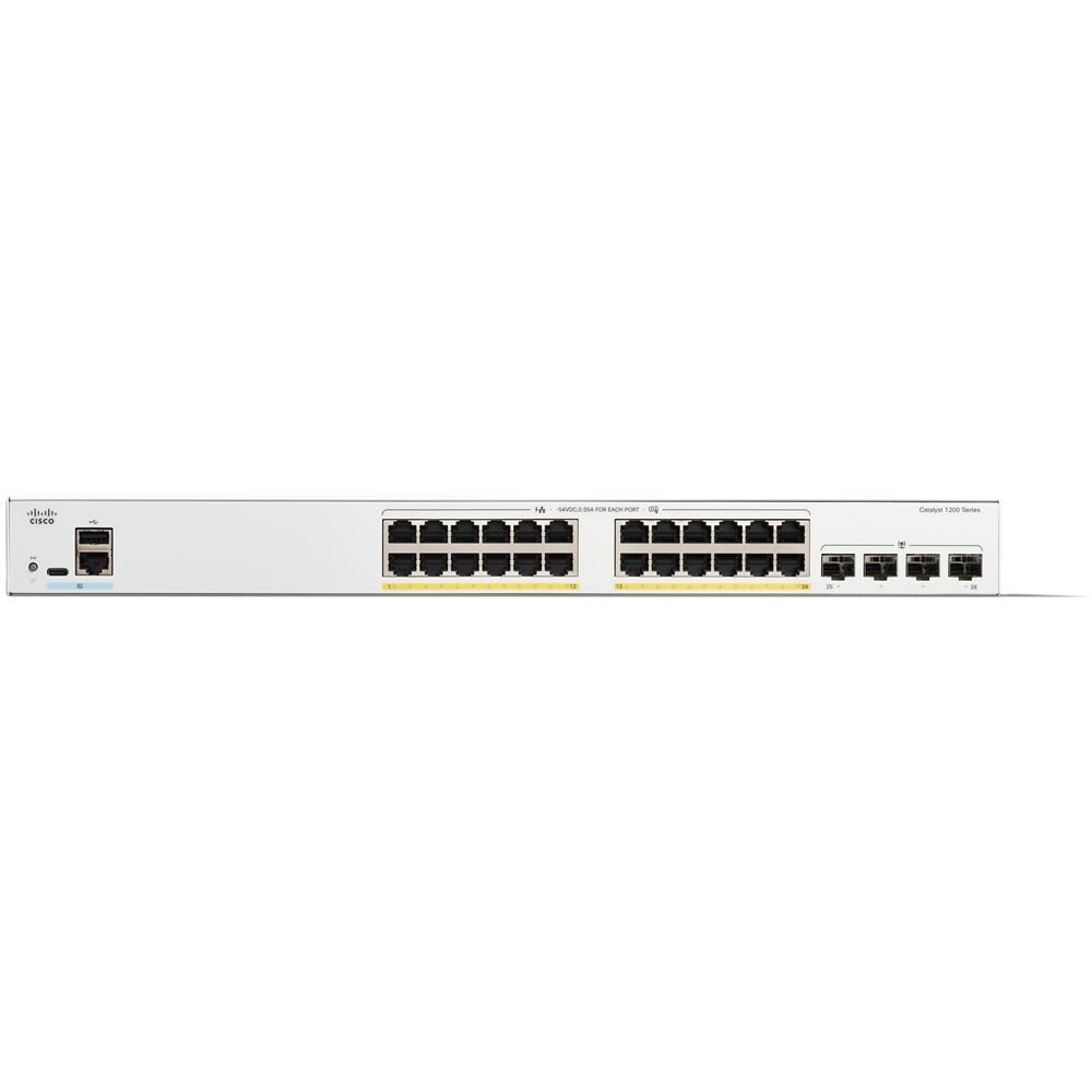 Switch di Rete C1200-24FP-4G Gestito L2/L3 Gigabit Ethernet (10/100/1000) 24 Porte + 4X 1GE SFP+ Colore Bianco - Foto 2