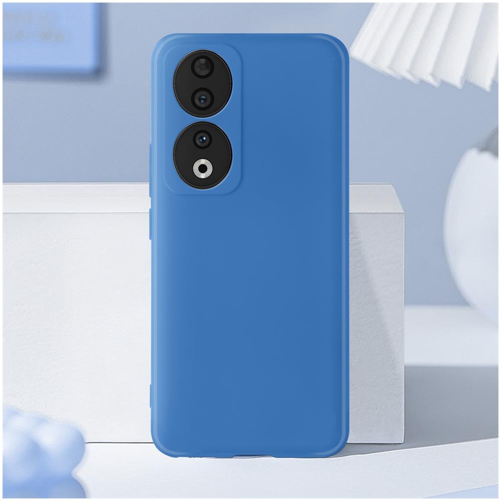 Cover Per Honor 90 Semi-rigida Soft-touch Serie Fast Cover Blu - Foto 2