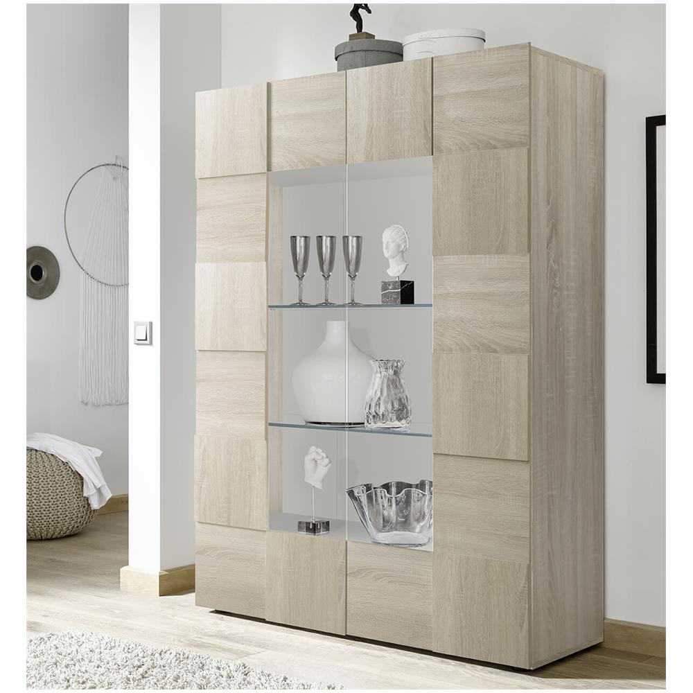 Domo - Vetrina Moderna Con 2 Ante - Foto 3