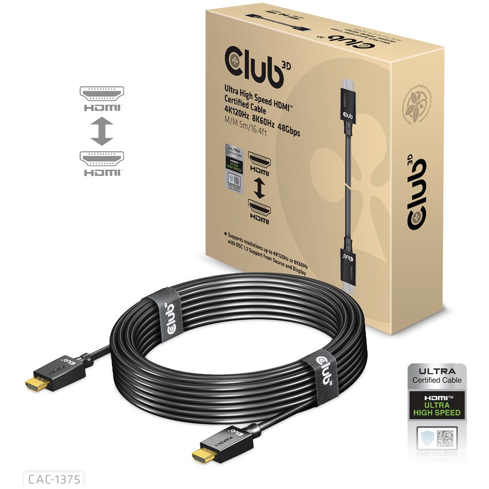 CAC-1375 cavo HDMI 5 m HDMI tipo A (Standard) Nero - Foto 1