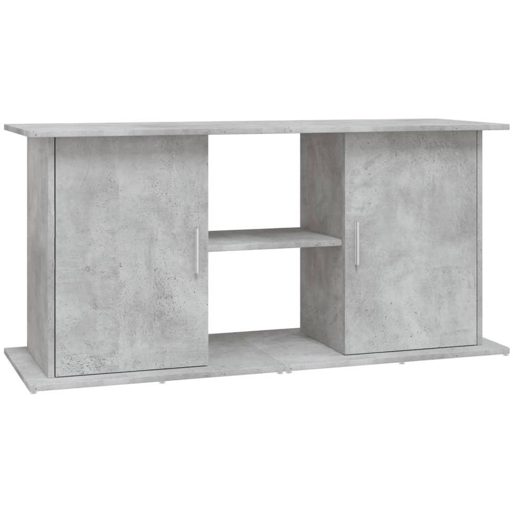 Supporto Acquario 121x41x58 cm Legno Multistrato Grigio Cemento - Foto 1