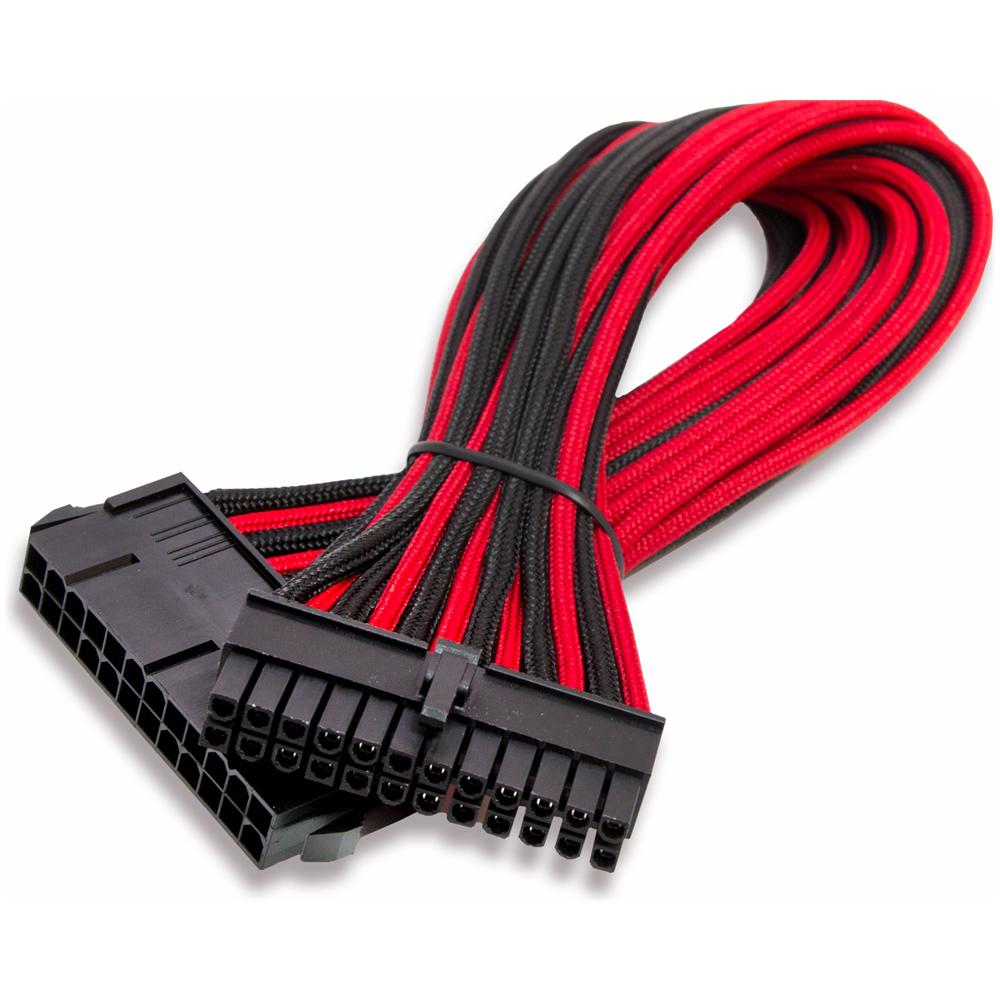 Cavo / Prolunga di Alimentazione Interno ITCPMB24BR Maschio / Femmina ATX 24Pin a 24Pin 300 mm Nero / Rosso - Foto 2