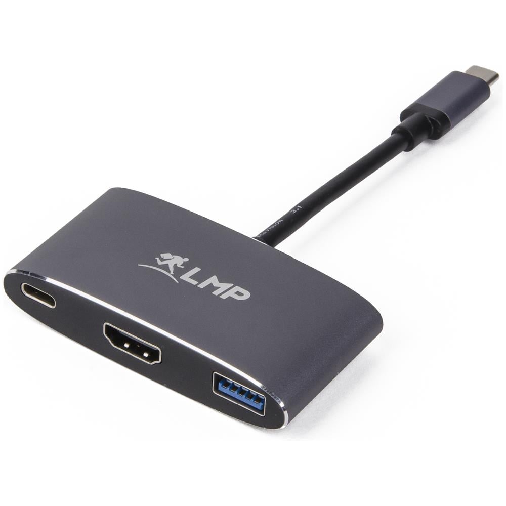 15948 Usb-C (M) To Hdmi [4kx2k] (F) & Usb 3.0 (F) & Usb-C Charging Multiport Adapter, Space Gray - Foto 2