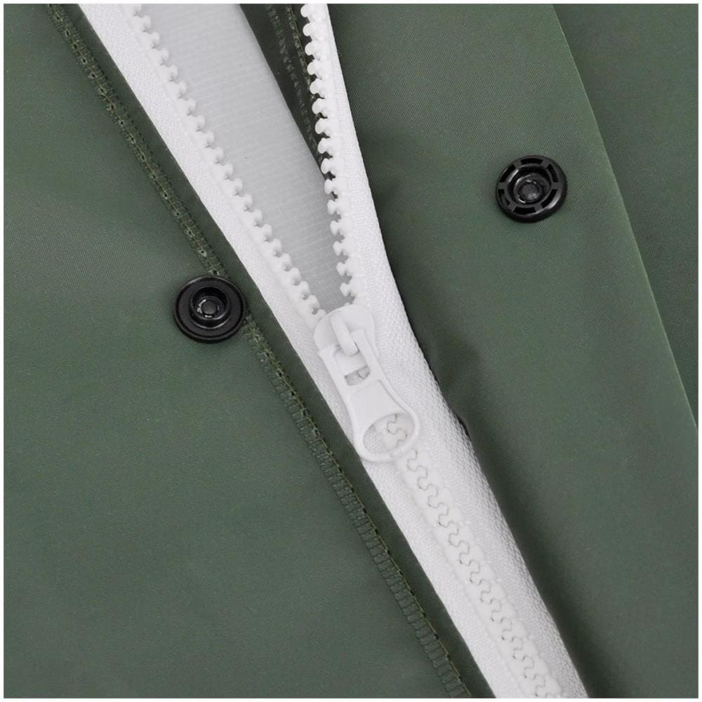Impermeabile Verde Resistente Con Cappuccio L - Foto 2
