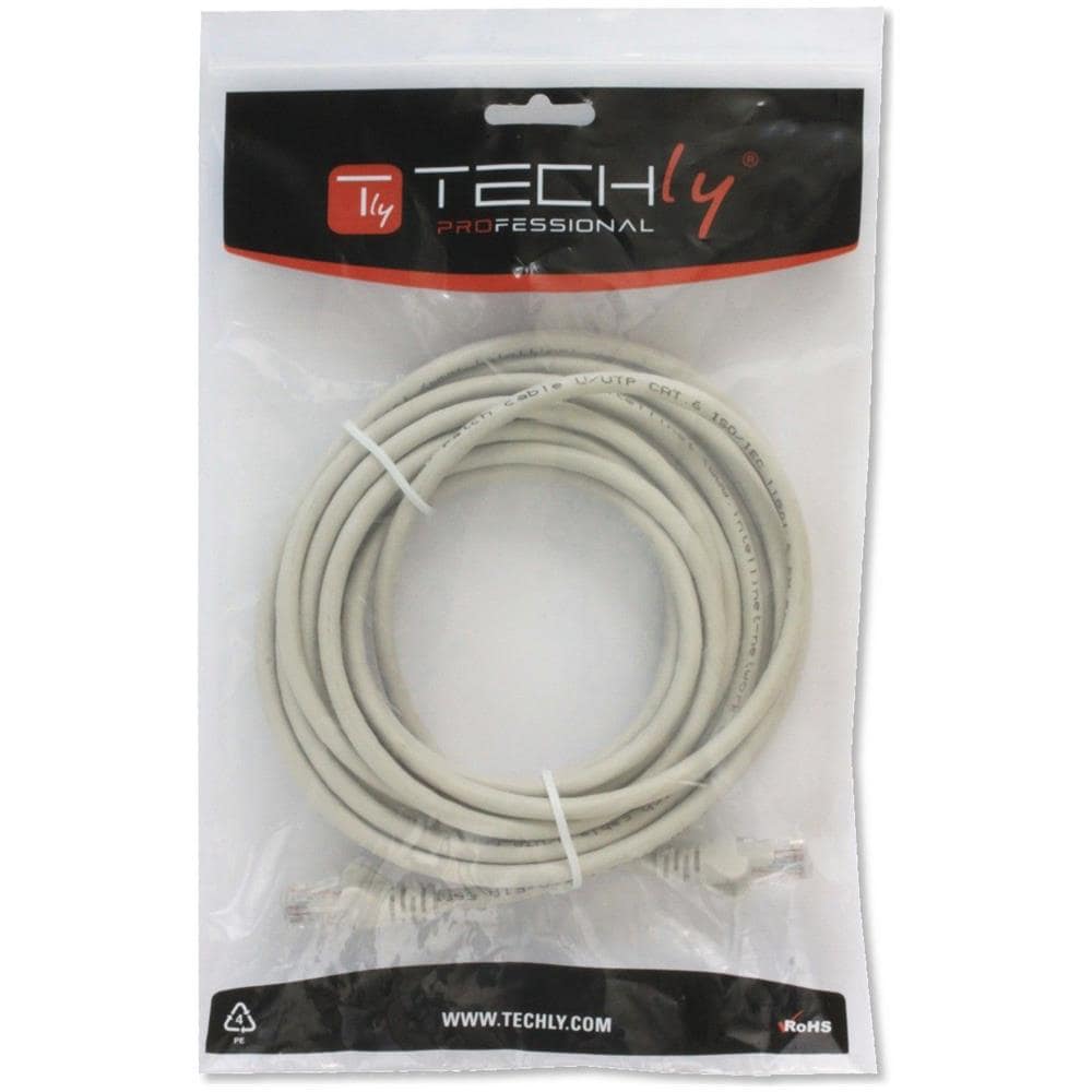 ICOC U6-6U-015T - Cavo di Rete Patch in Rame Cat. 6 Grigio UTP 1,5m - Foto 2