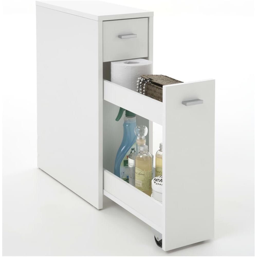 Armadietto Con 2 Cassetti 20x45x61 Cm Bianco 930-001 - Foto 2