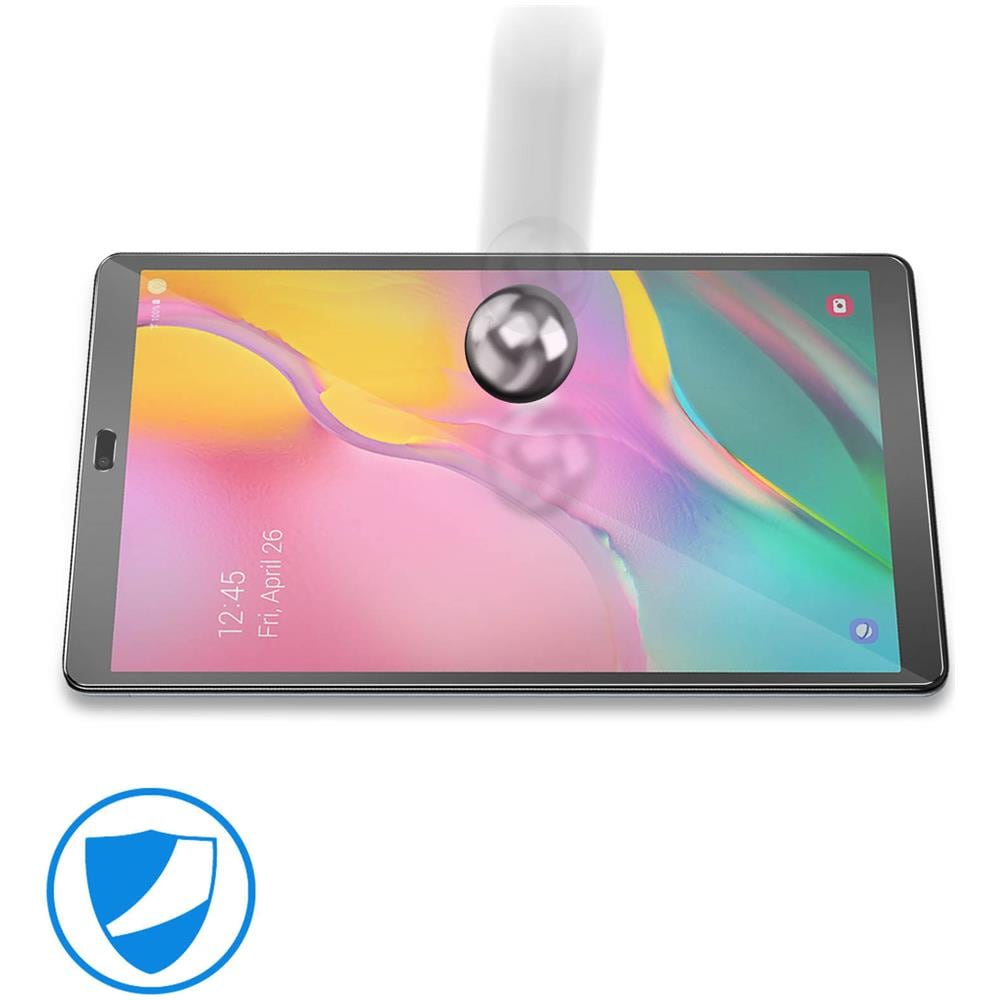 Vetro Temperato Schermo Galaxy Tab A 10.1 2019 Durezza 9h Antiurto Trasparente - Foto 10
