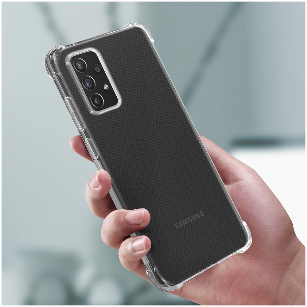 Cover Samsung Galaxy A72 Morbida Angoli Rinforzati Trasparente - Foto 2