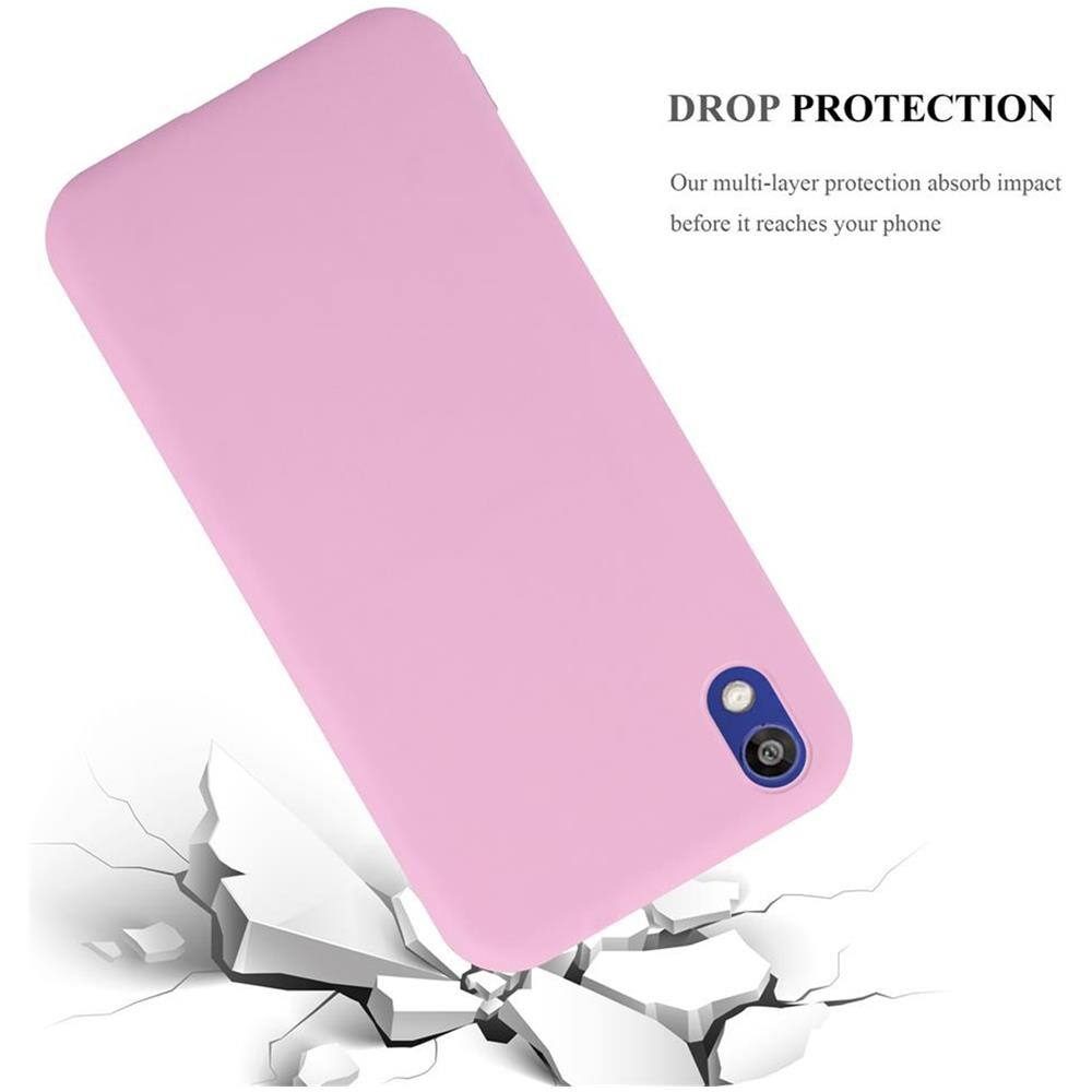 Cadorabo Custodia Compatibile Con Honor 8s / Y5 2019 / Huawei Enjoy Play 8 In Candy Rosa - Coperchio Protettivo In Silicone Tpu Flessibile - Foto 8