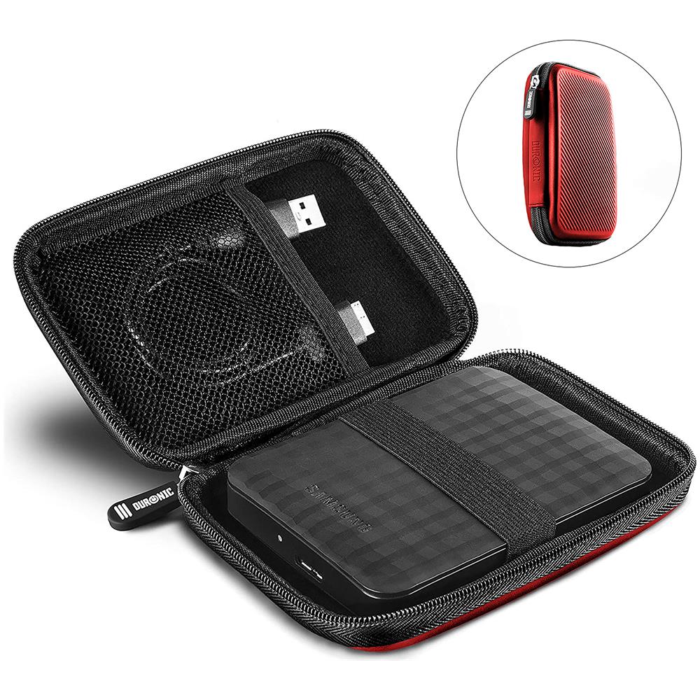 Custodia Protettiva per Hard Disk Esterno 2,5" Colore Rosso - Foto 3