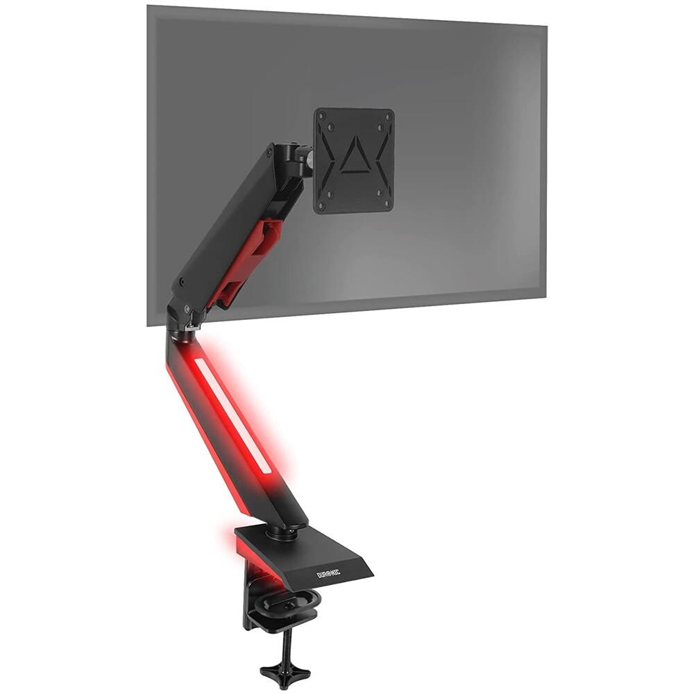 DMGM5X1 Supporto da Scrivania per Monitor 15" - 32" Portata Max 8 Kg con Luci LED Rosse - Foto 1