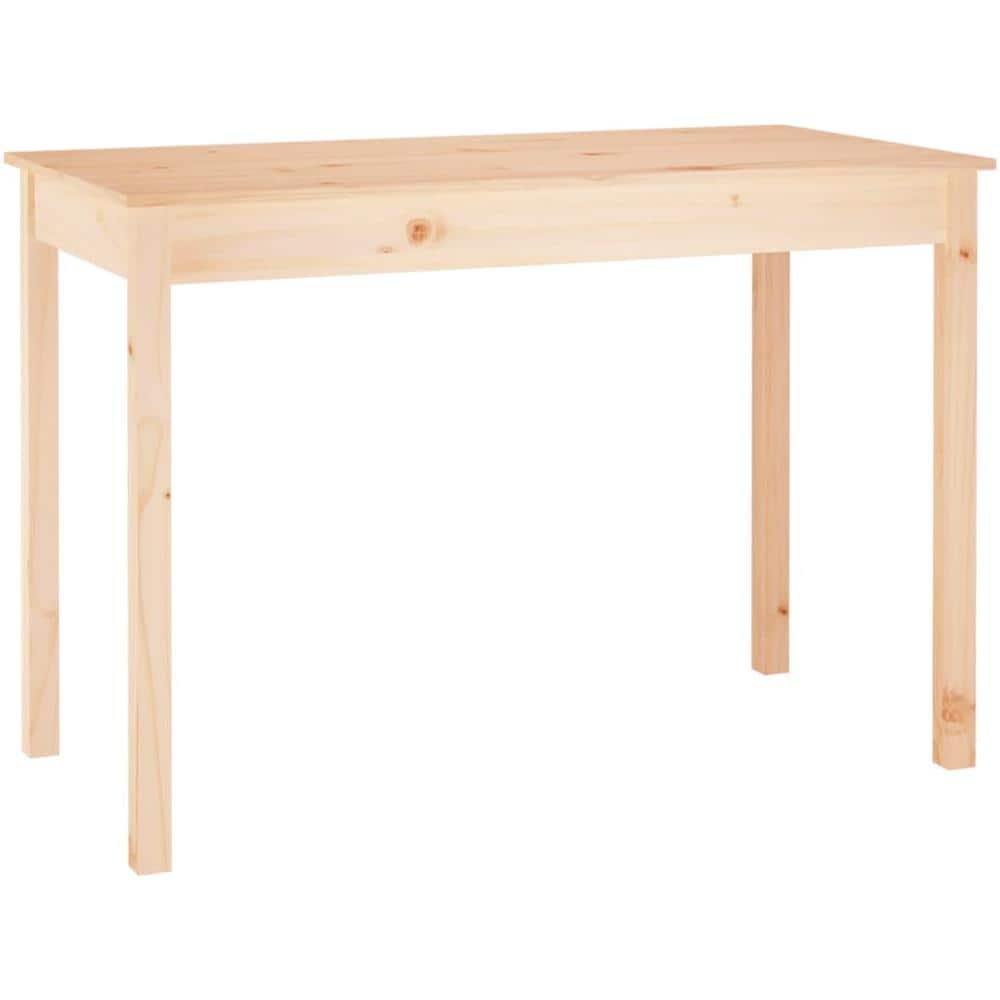 Tavolo Da Pranzo 110x55x75 Cm In Legno Massello Di Pino - Foto 2